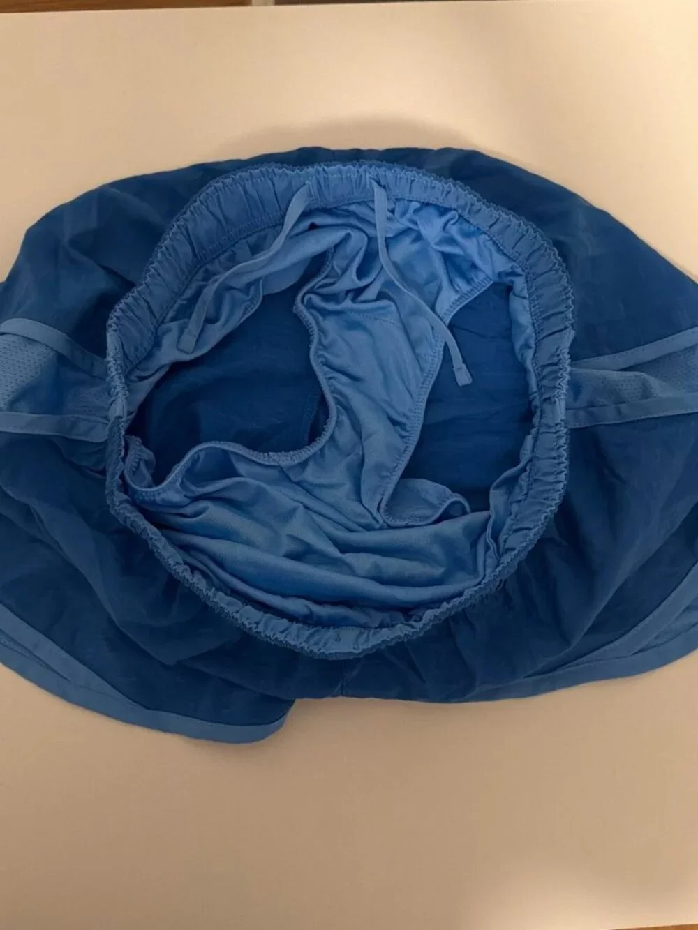 Nike blue running shorts